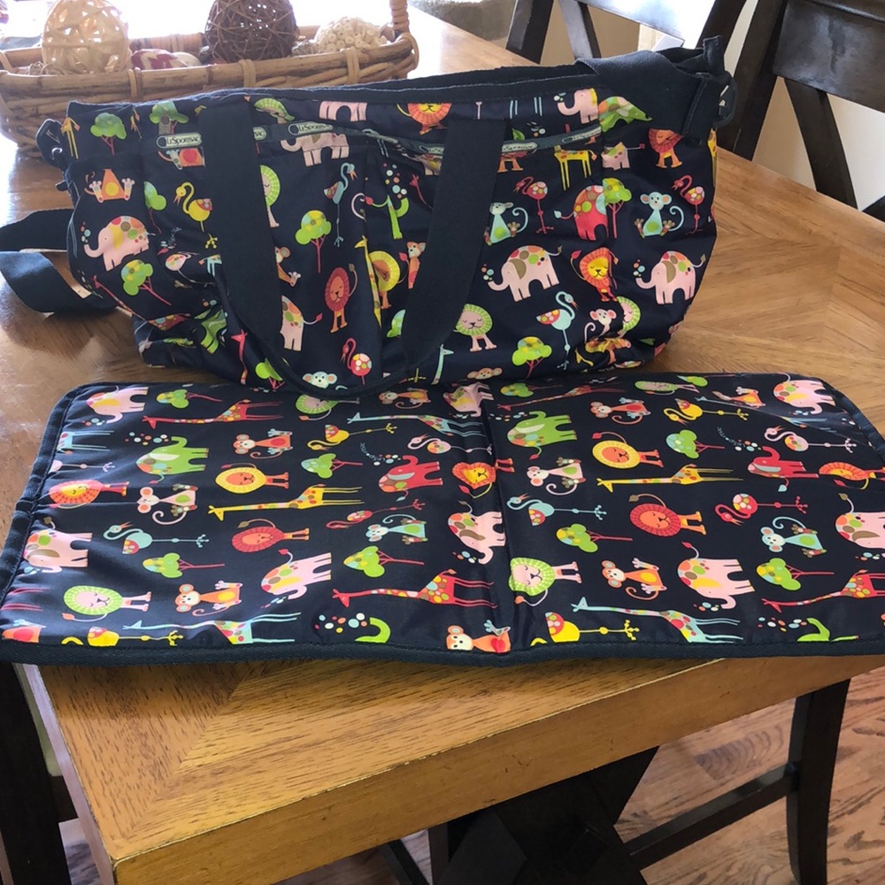 Le Sportsac Diaper Bag with Changing Pad